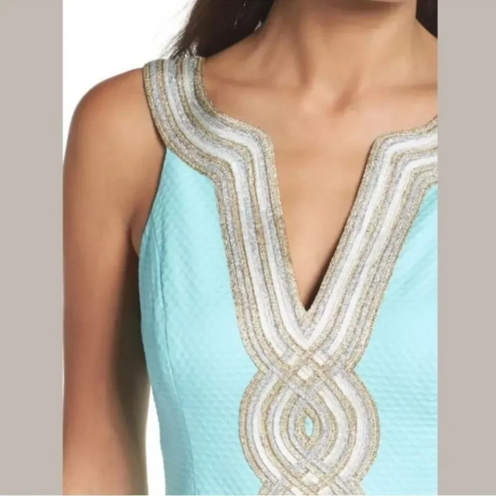 Lilly Pulitzer Dresses Lilly Pulitzer‎ Valli Shift Dress Serene Blue Sz 2